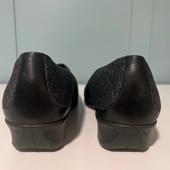 ECCO Felicia Women's Size EU 42 (US 11/11 1/2) Gray Stretch Slip On Wedge Shoes. - Picture 5 of 12